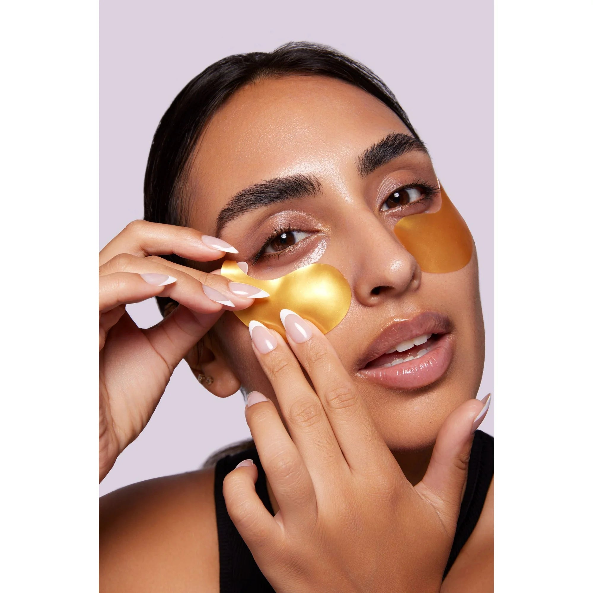 Vitamasques Golden Hydrogel Eye Pads, for Puffy Eyes &amp; Dark Circles, 16 Pairs