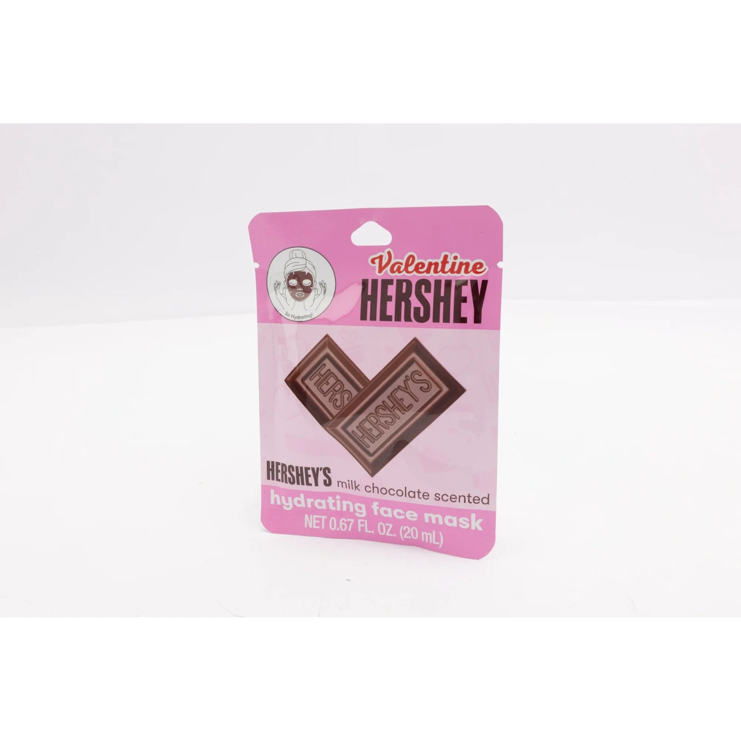 Hershey Hydrating Face Mask, Milk Chocolate Scented, Single Use