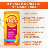 Metamucil Fiber Supplement, Sugar-Free Fiber Powder for Daily Digestive Health, Orange, 30 Servings