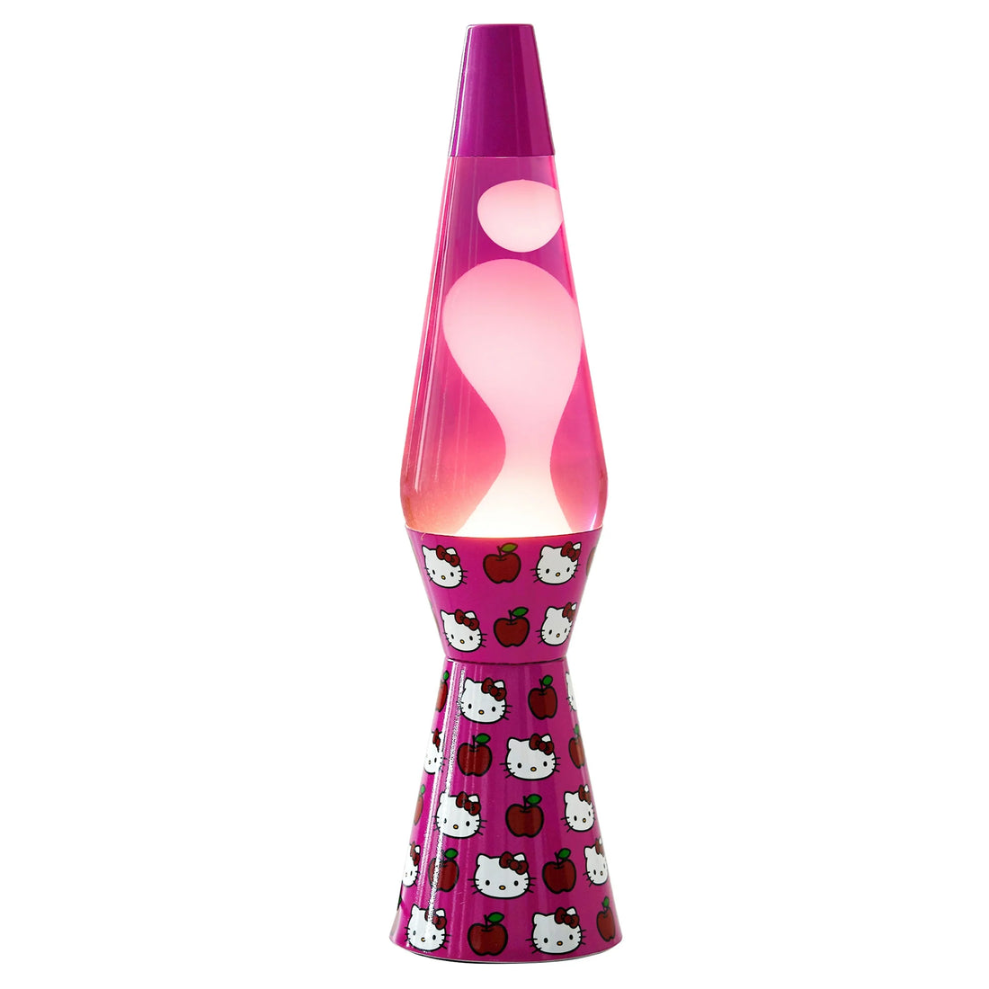 Hello Kitty 16&quot; Lava Motion Volcano Lamp, Pink Wax in Pink Liquid