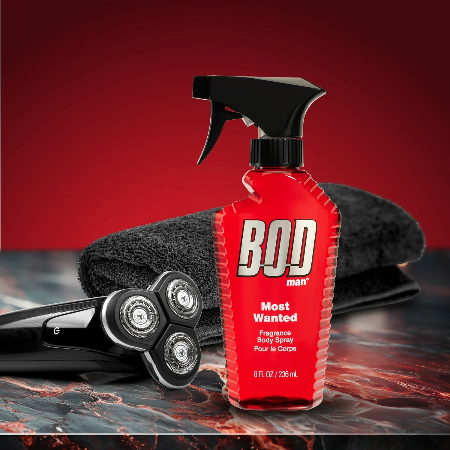 Bod Man Most Wanted Body Spray for Men, 8 fl.oz