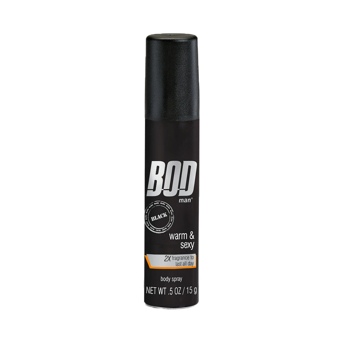 BOD Man Black Body Spray, 0.5 fl.oz.