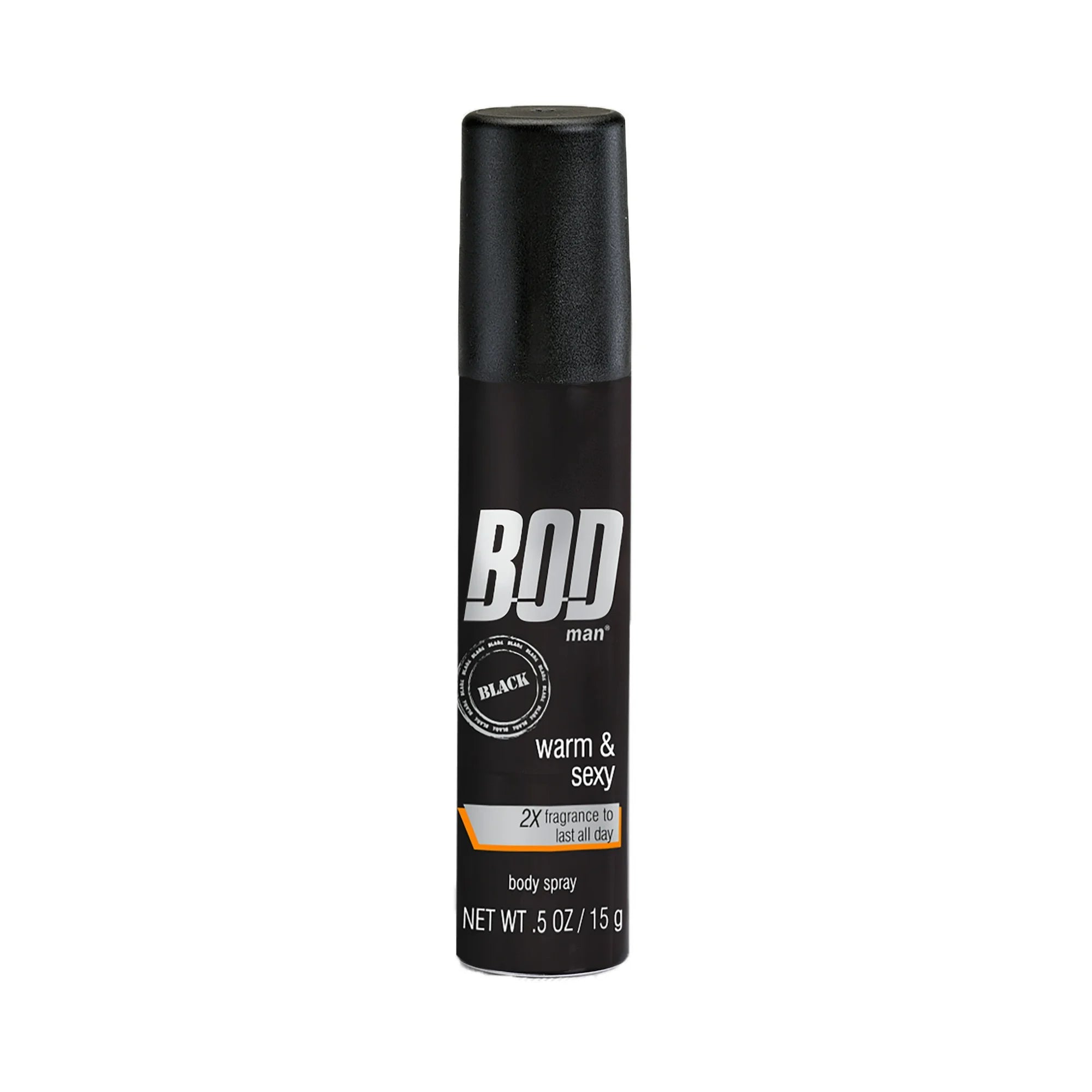 BOD Man Black Body Spray, 0.5 fl.oz.