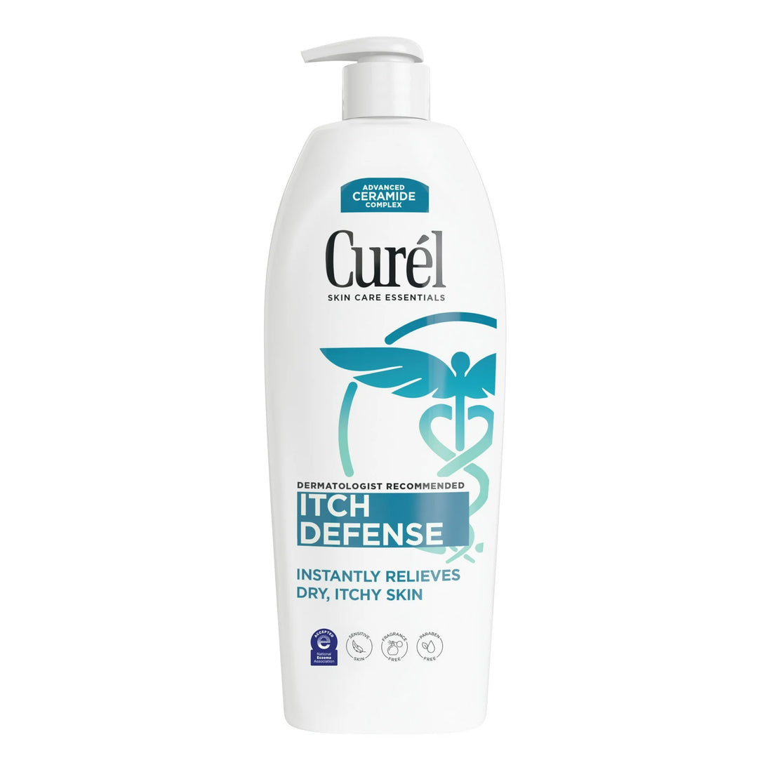 Curél Itch Defense Moisturizer, Calming Body and Hand Lotion for Dry, Itchy Skin, 20 oz