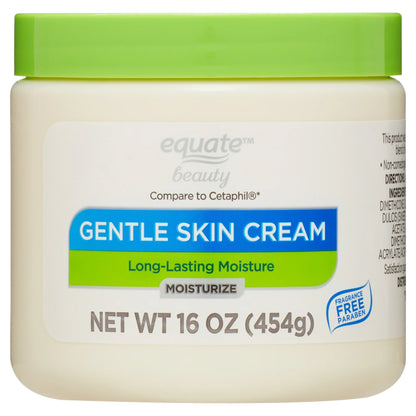 Equate Gentle Skin Cream with Long-Lasting Moisture, 16 oz