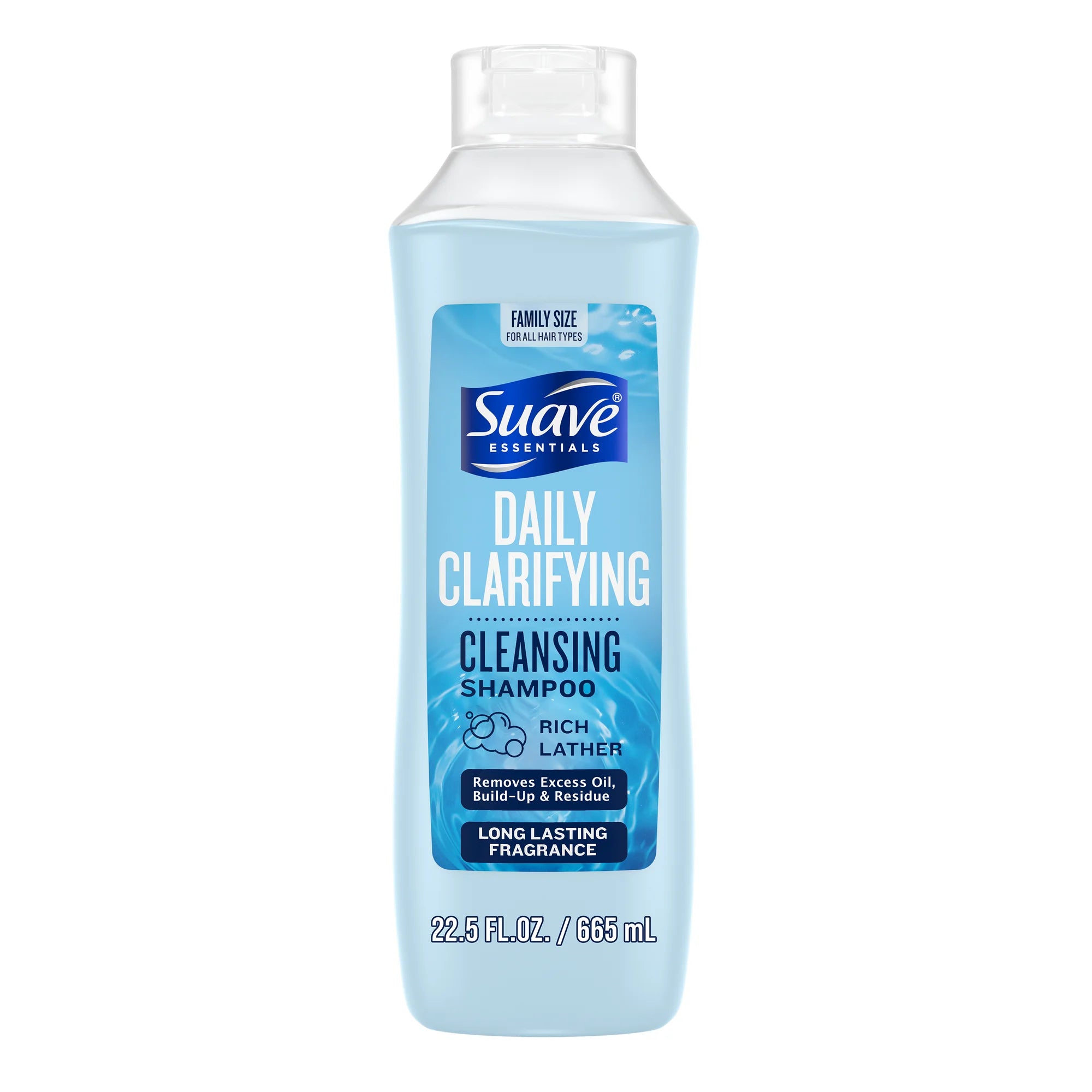 Suave Essentials Daily Clarifying &amp; Cleansing Shampoo, 22.5 fl oz