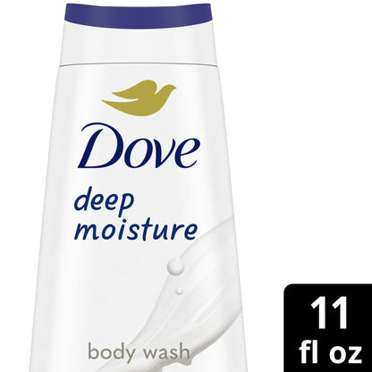 Dove Deep Moisture Nourishing Long Lasting Body Wash, 11 fl oz