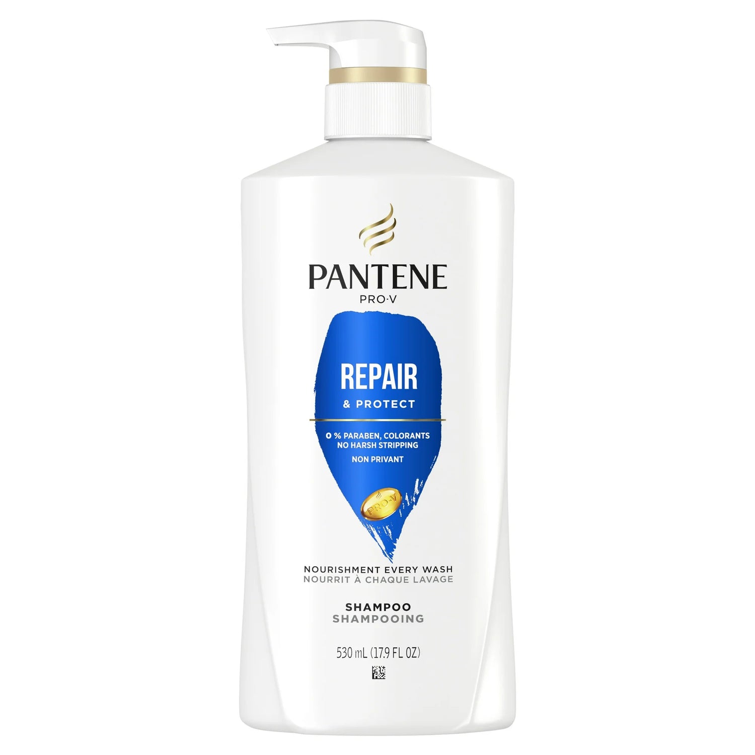 Pantene Pro-V Repair &amp; Protect Shampoo, All Hair Types, 17.9 fl oz