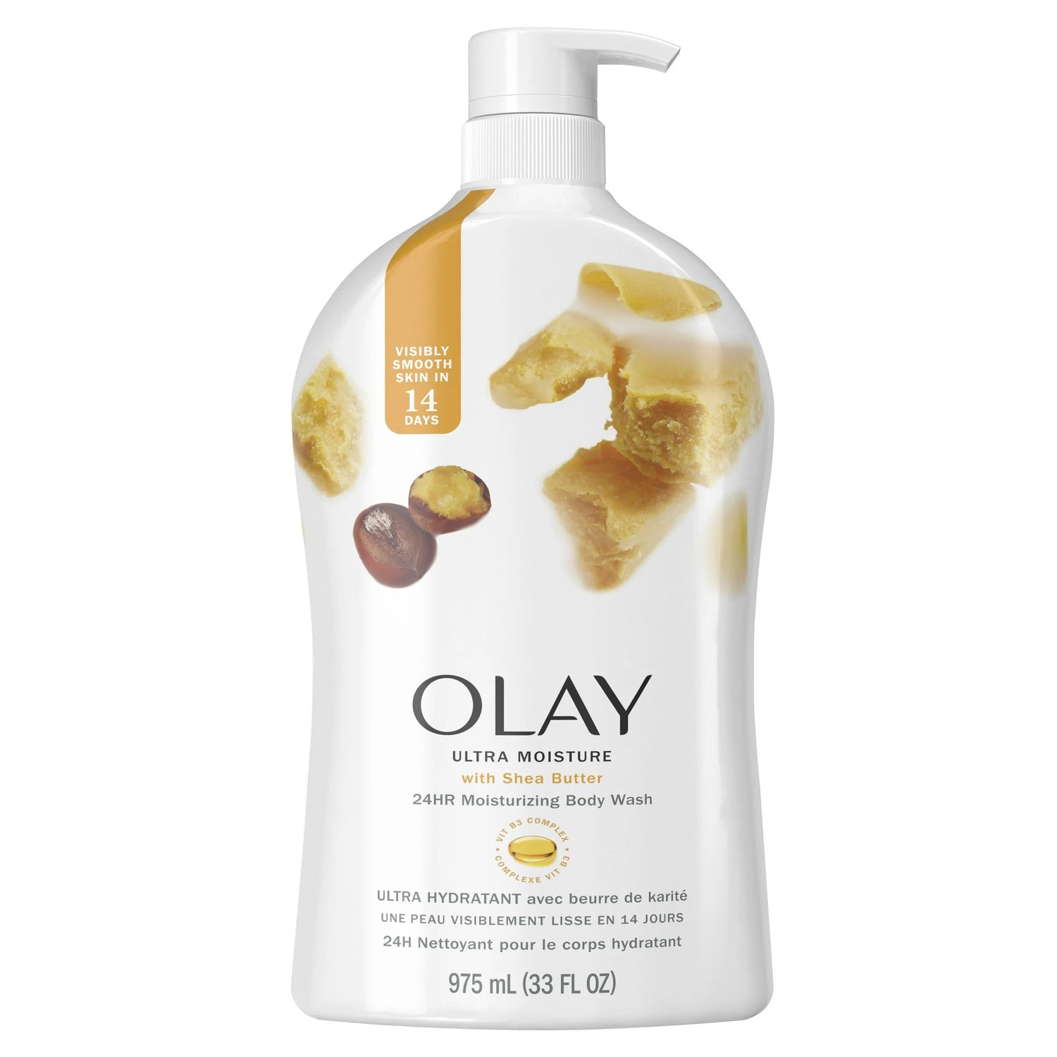 Olay Ultra Moisture Body Wash with Shea Butter, 30 fl oz