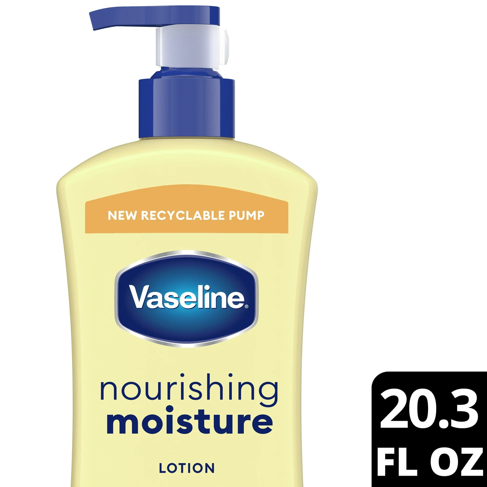 Vaseline Intensive Care Nourishing Moisture Body Lotion for Women Dry Skin, 20.3 oz