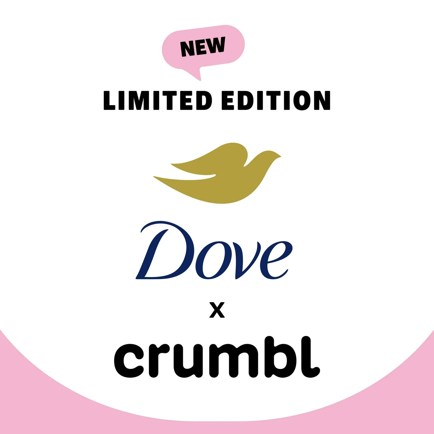 Dove Crumbl Exfoliating Body Scrub Strawberry Cookie, 15 oz