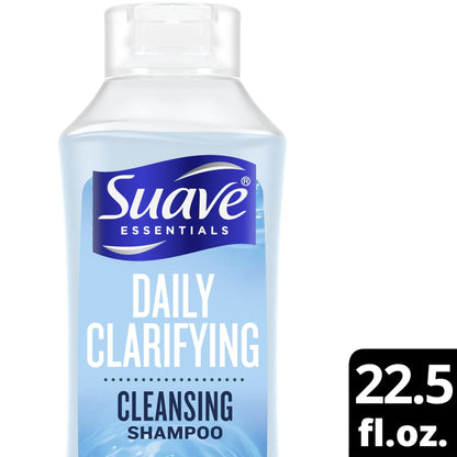 Suave Essentials Daily Clarifying &amp; Cleansing Shampoo, 22.5 fl oz