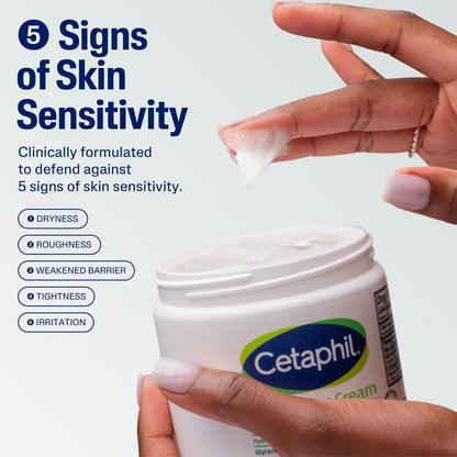 Cetaphil Travel Size Moisturizing Cream for Very Dry to Dry Skin, Unscented, 3 fl oz